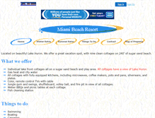 Tablet Screenshot of miamibeachresort.st20.com